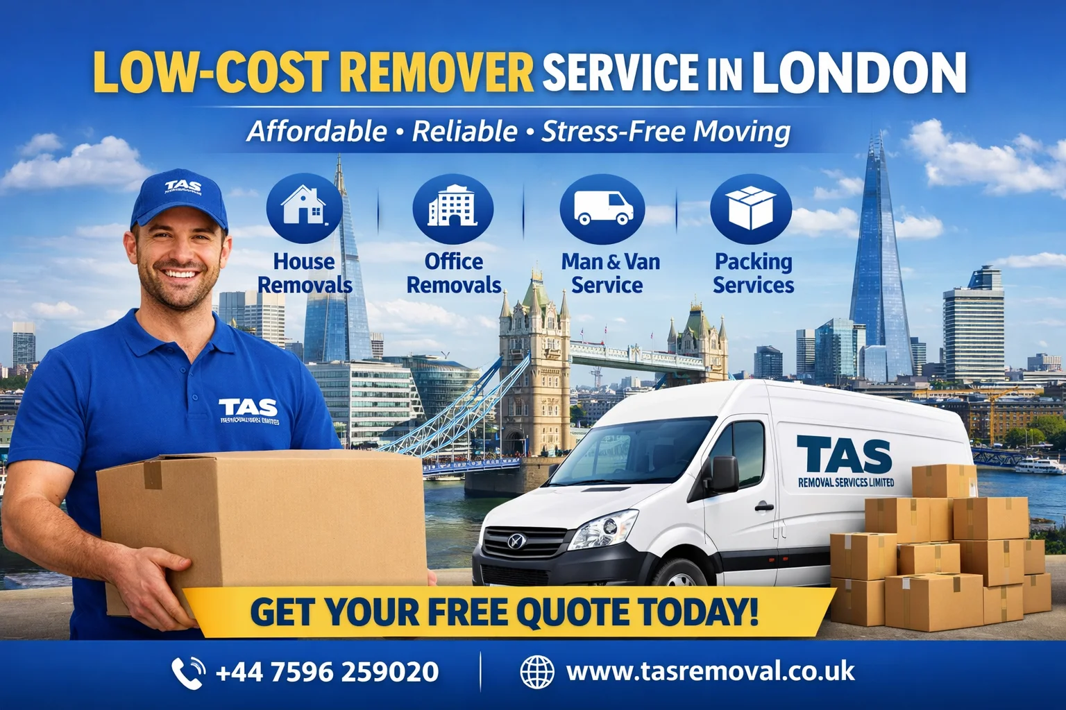 Low-Cost Remover Service in London