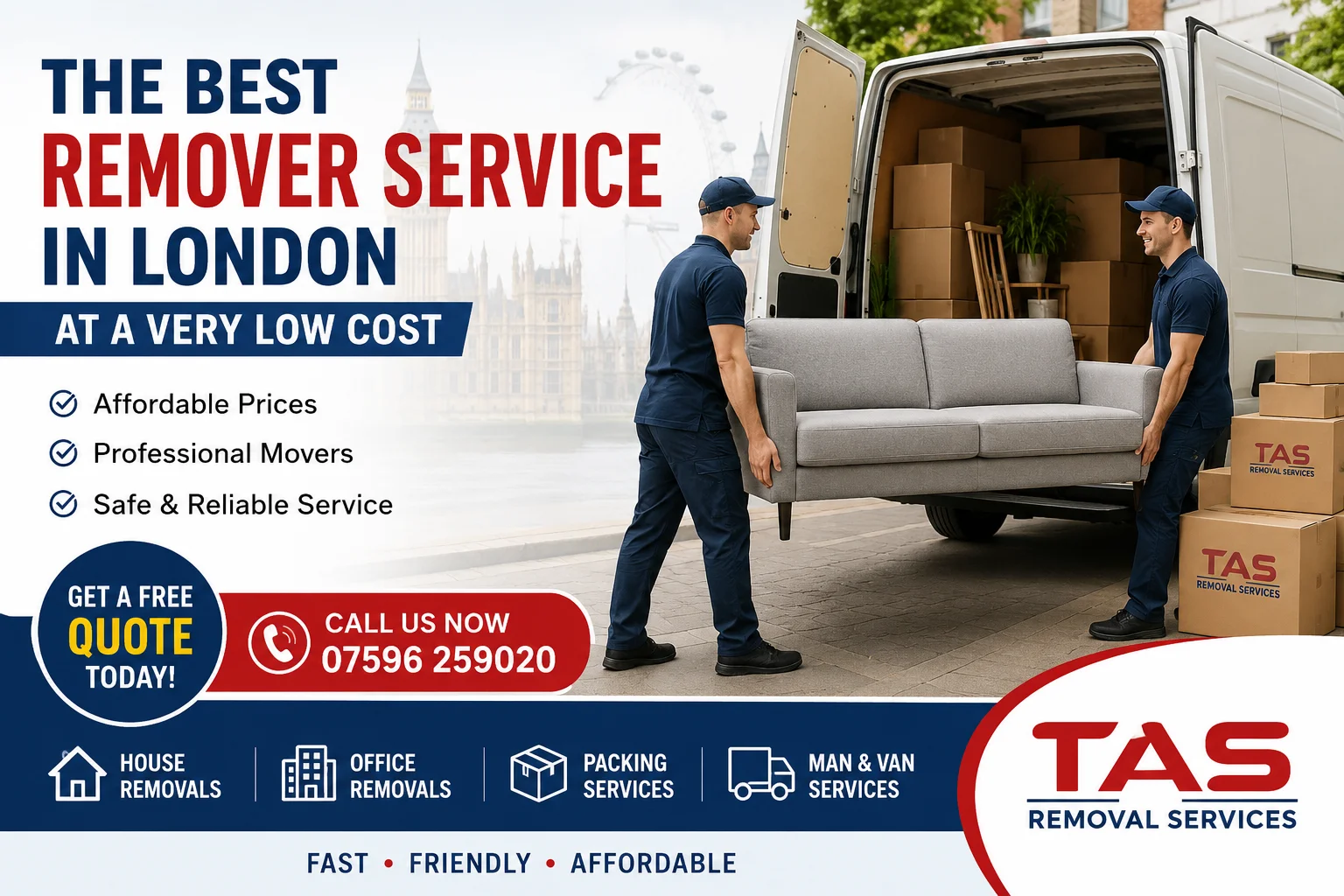 Affordable Remover Service in London